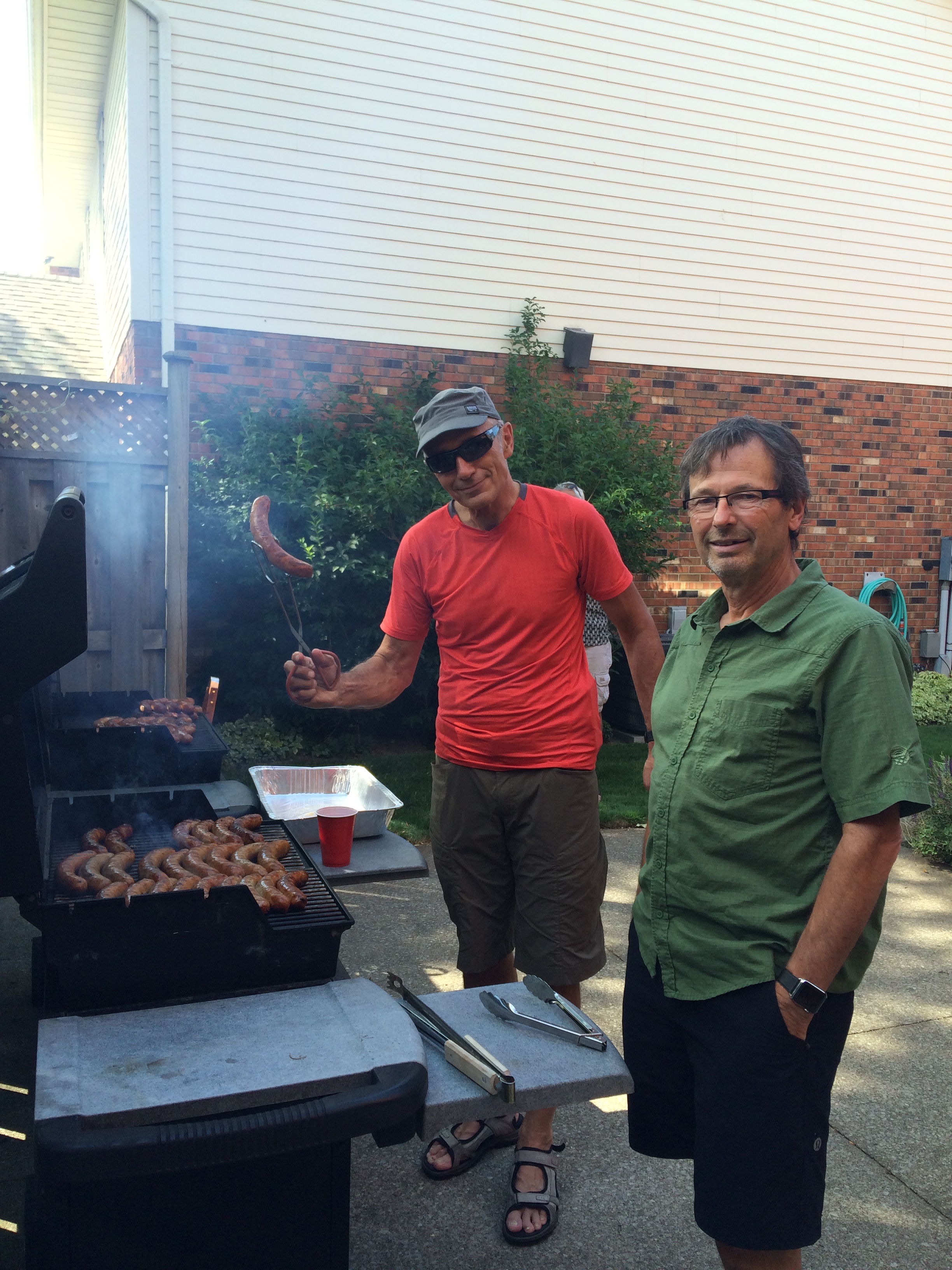 Annual BBQ at the Klein's 